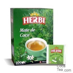 Herbi Mate de Coca Tea (100 Tea Bags)